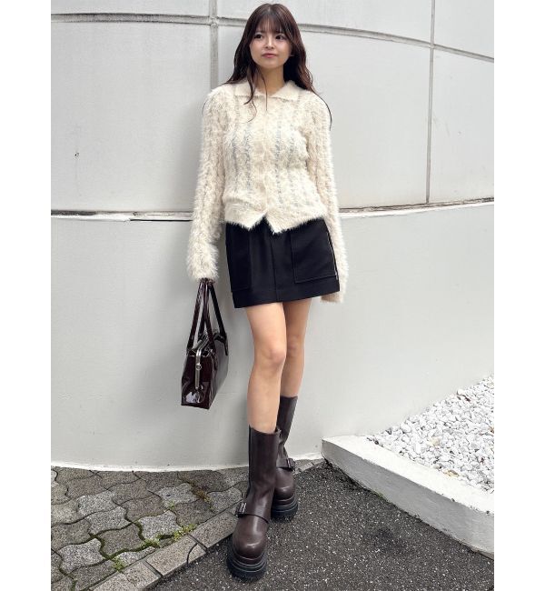 MURUA「ウェーブポロニット」|ニット・セーター|