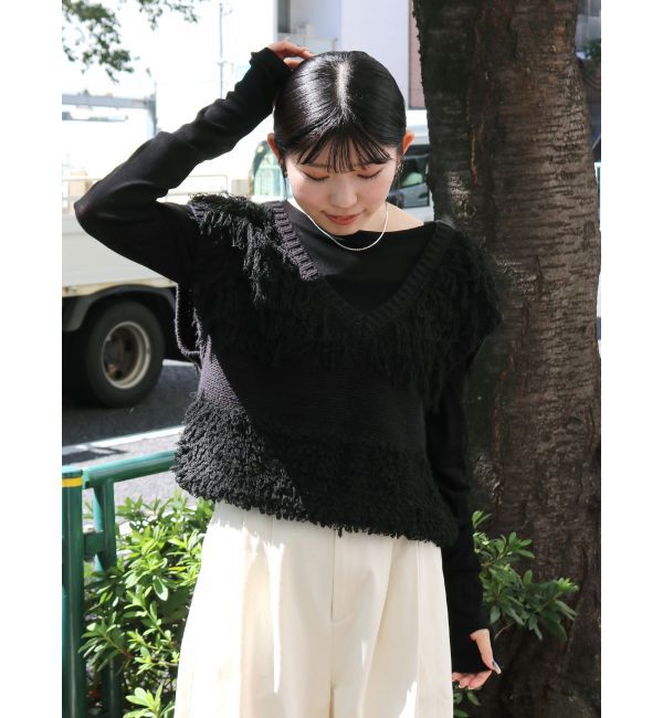 Ungrid「シアーフィットロングスリーブTee」|Tシャツ・カットソー|