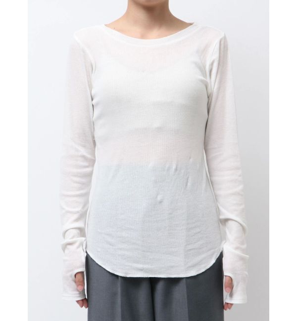 Ungrid「シアーフィットロングスリーブTee」|Tシャツ・カットソー|