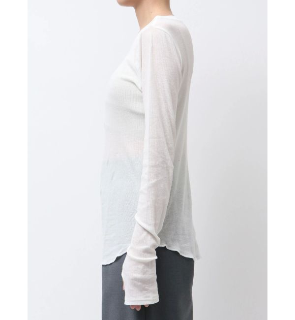 Ungrid「シアーフィットロングスリーブTee」|Tシャツ・カットソー|