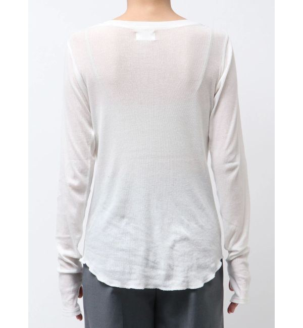 Ungrid「シアーフィットロングスリーブTee」|Tシャツ・カットソー|
