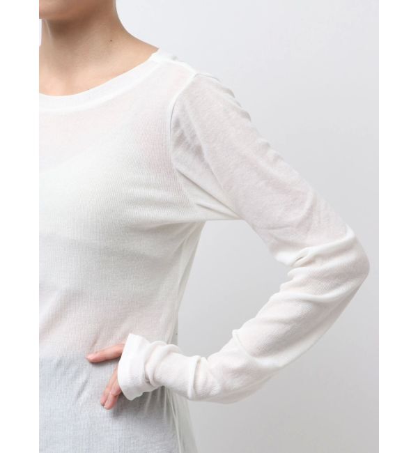 Ungrid「シアーフィットロングスリーブTee」|Tシャツ・カットソー|