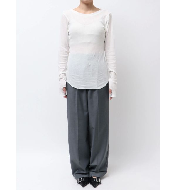 Ungrid「シアーフィットロングスリーブTee」|Tシャツ・カットソー|