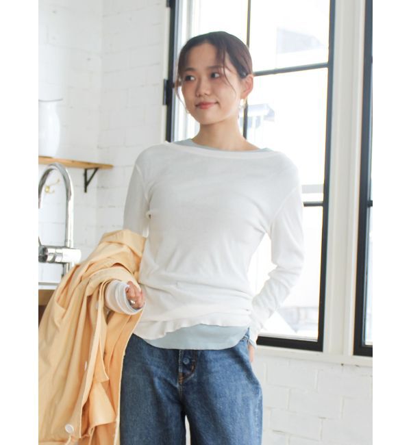 Ungrid「シアーフィットロングスリーブTee」|Tシャツ・カットソー|