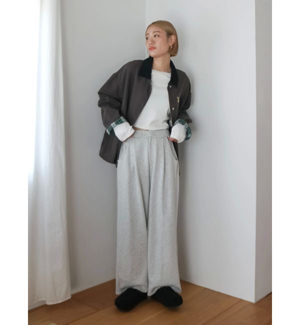 Ungrid「クロップドハニカムロングスリーブTee」|Tシャツ・カットソー|