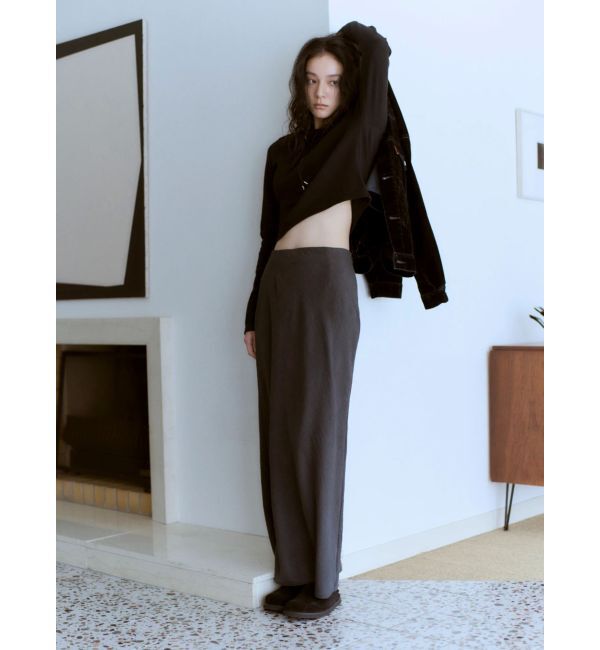 Ungrid「クロップドハニカムロングスリーブTee」|Tシャツ・カットソー|