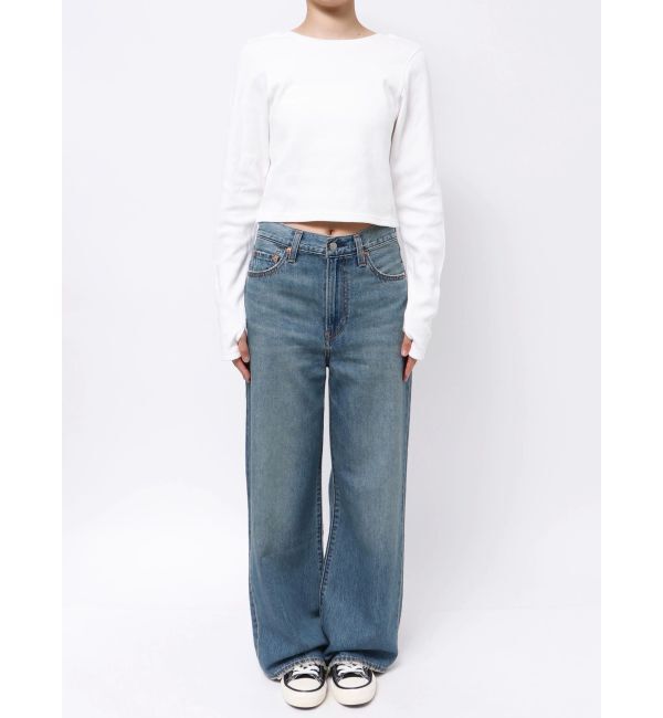 Ungrid「クロップドハニカムロングスリーブTee」|Tシャツ・カットソー|