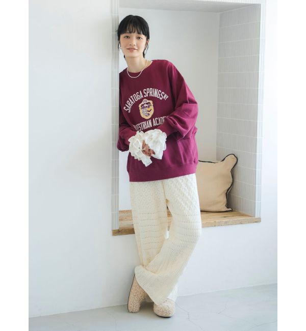 Ungrid「透かし編みニットパンツ」|その他|