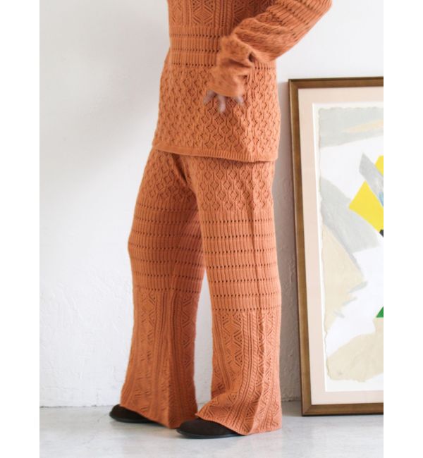 Ungrid「透かし編みニットパンツ」|その他|