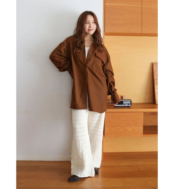 Ungrid「透かし編みニットパンツ」|その他|