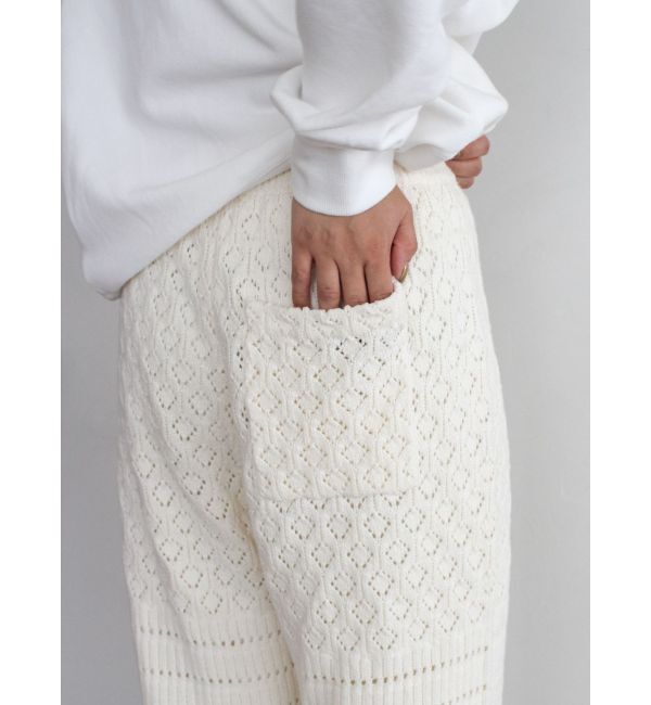 Ungrid「透かし編みニットパンツ」|その他|