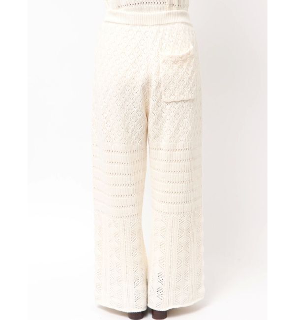 Ungrid「透かし編みニットパンツ」|その他|