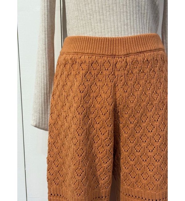 Ungrid「透かし編みニットパンツ」|その他|