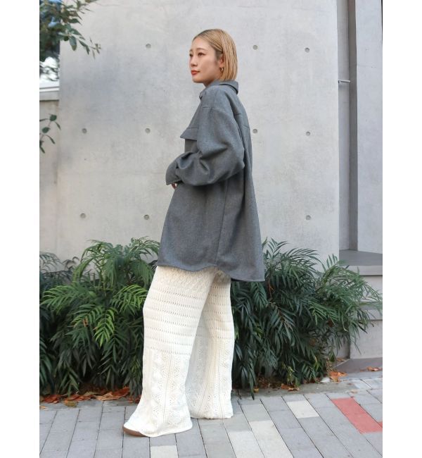 Ungrid「透かし編みニットパンツ」|その他|