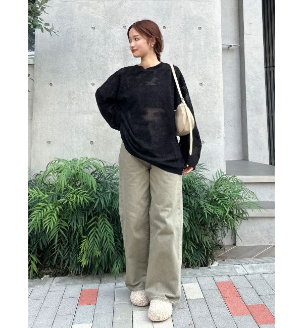 Ungrid「バックデザインシアーニット」|ニット・セーター|