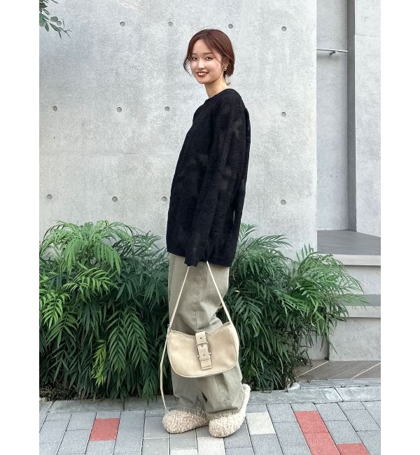 Ungrid「バックデザインシアーニット」|ニット・セーター|