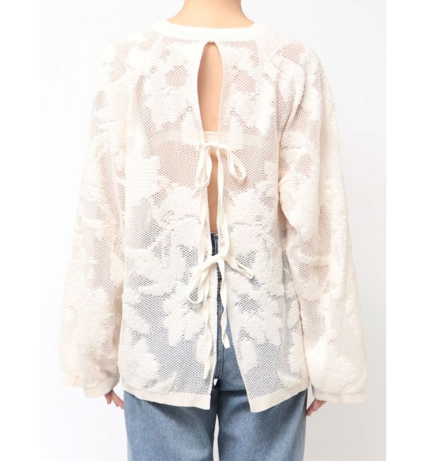 Ungrid「バックデザインシアーニット」|ニット・セーター|