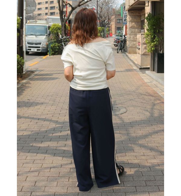 Ungrid「タックデザインオフショルTee」|Tシャツ・カットソー|