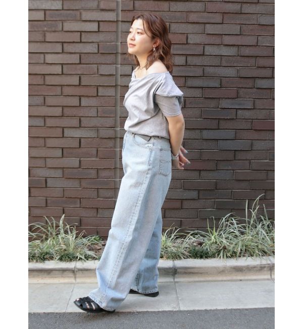 Ungrid「タックデザインオフショルTee」|Tシャツ・カットソー|