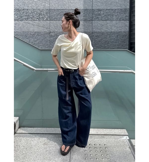 Ungrid「タックデザインオフショルTee」|Tシャツ・カットソー|