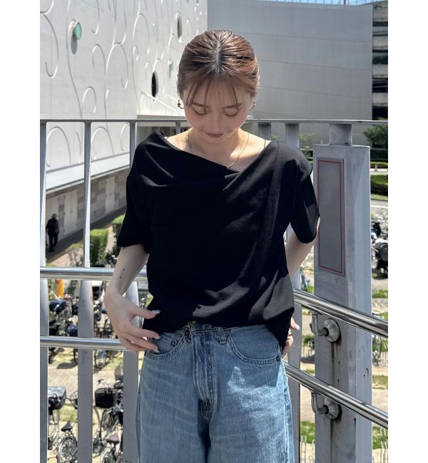 Ungrid「タックデザインオフショルTee」|Tシャツ・カットソー|