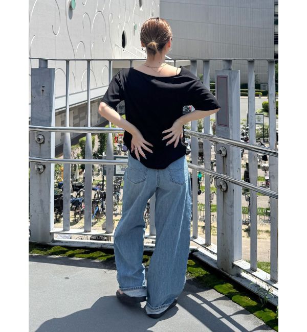 Ungrid「タックデザインオフショルTee」|Tシャツ・カットソー|