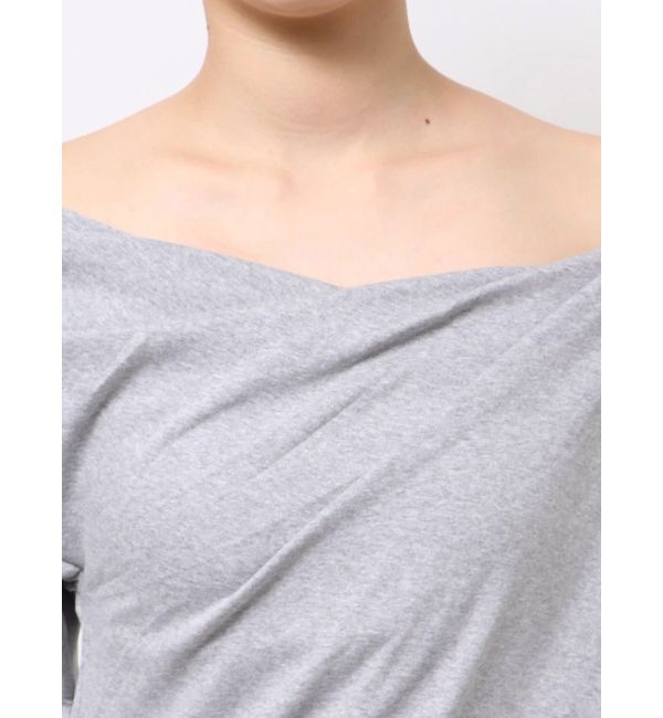 Ungrid「タックデザインオフショルTee」|Tシャツ・カットソー|