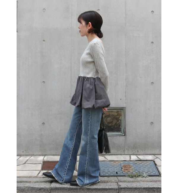 Ungrid「バルーンデザインバックオープンニット」|ニット・セーター|