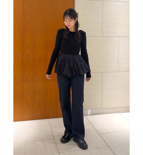 Ungrid「バルーンデザインバックオープンニット」|ニット・セーター|