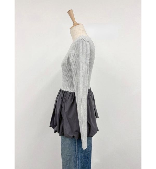 Ungrid「バルーンデザインバックオープンニット」|ニット・セーター|