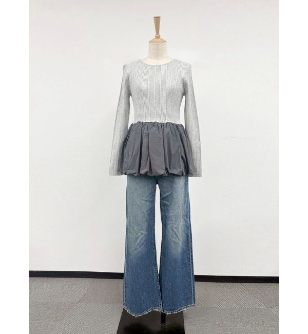 Ungrid「バルーンデザインバックオープンニット」|ニット・セーター|