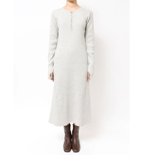 Ungrid「ヘンリーネックニットワンピース」|ワンピース|