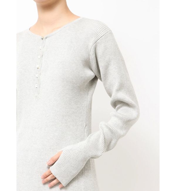 Ungrid「ヘンリーネックニットワンピース」|ワンピース|