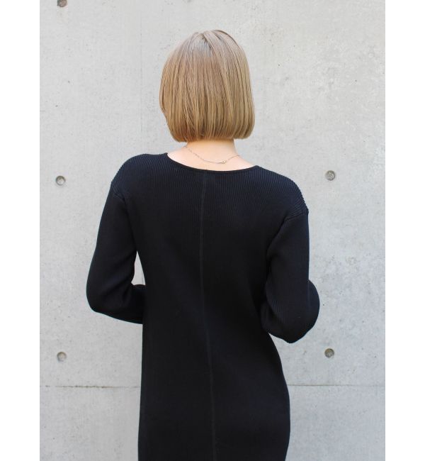 Ungrid「ヘンリーネックニットワンピース」|ワンピース|