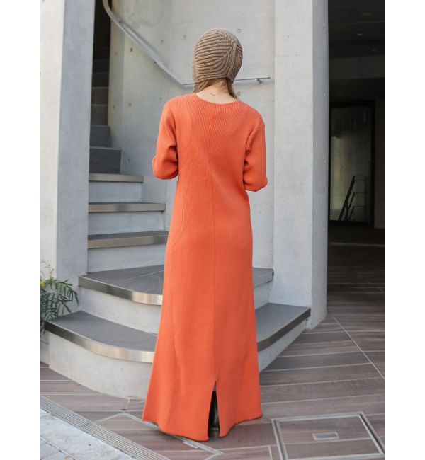 Ungrid「ヘンリーネックニットワンピース」|ワンピース|