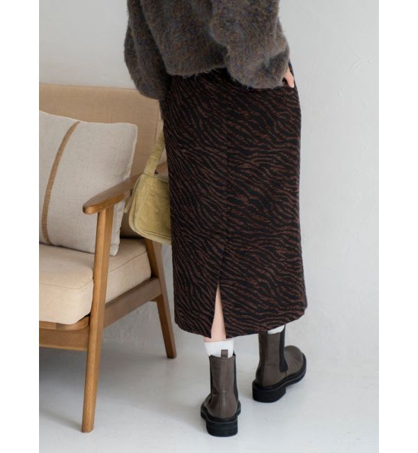 Ungrid「アニマルジャカードスカート」|スカート|