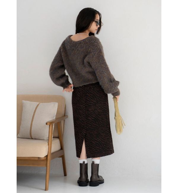 Ungrid「アニマルジャカードスカート」|スカート|