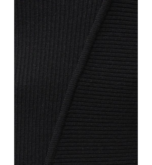 LAGUNAMOON「アシンメトリーリブスリットニットプルオーバー」|ニット・セーター|