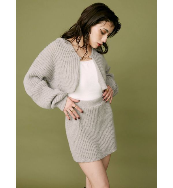 EVRIS「リブニットミニスカート【セットアップ着用可能】」|スカート|