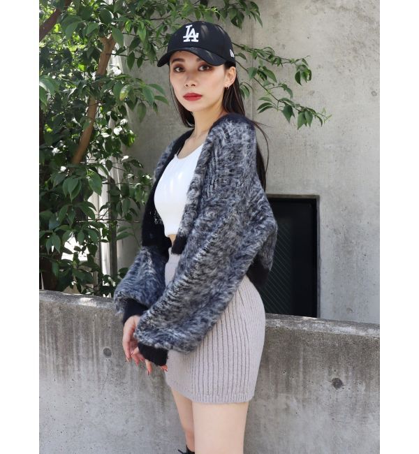 EVRIS「リブニットミニスカート【セットアップ着用可能】」|スカート|