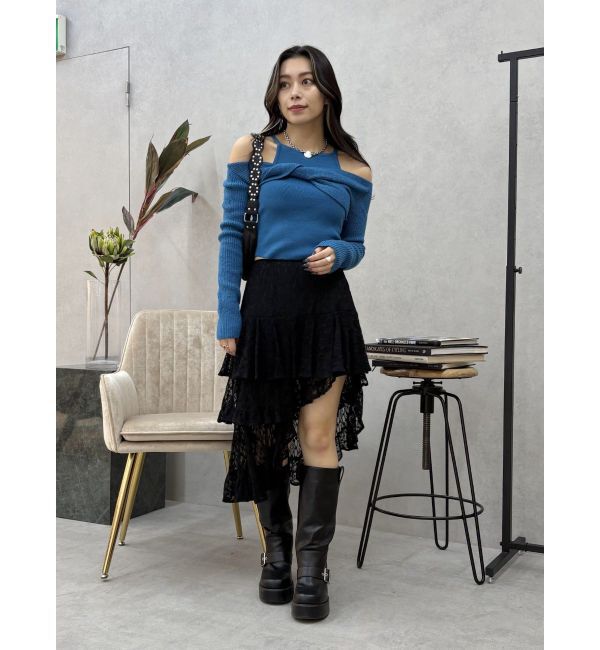 EVRIS「マルチウェイオフショルニットトップス」|ニット・セーター|