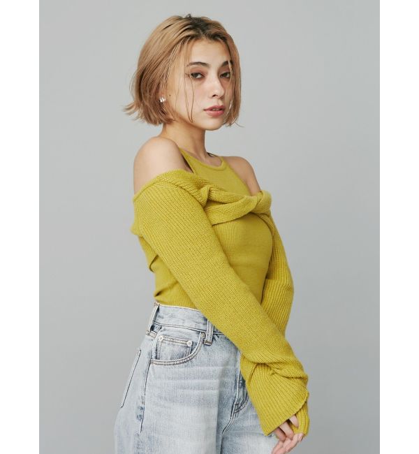 EVRIS「マルチウェイオフショルニットトップス」|ニット・セーター|