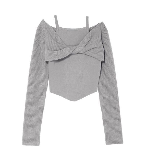 EVRIS「マルチウェイオフショルニットトップス」|ニット・セーター|