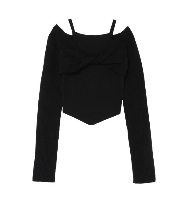 EVRIS「マルチウェイオフショルニットトップス」|ニット・セーター|