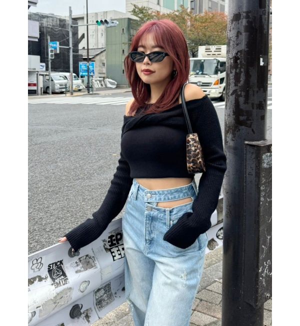 EVRIS「マルチウェイオフショルニットトップス」|ニット・セーター|