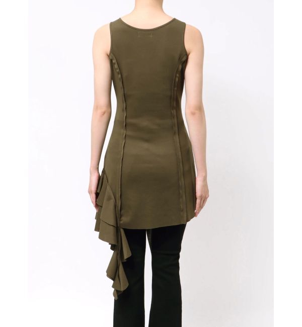 EVRIS「アシンメトリージップタンクワンピース」|ワンピース|