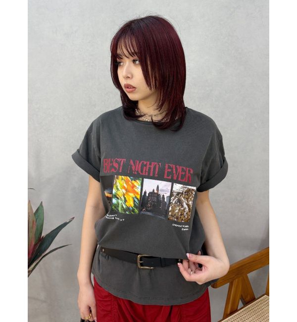 EVRIS「フロントフォトBIG Tシャツ」|Tシャツ・カットソー|