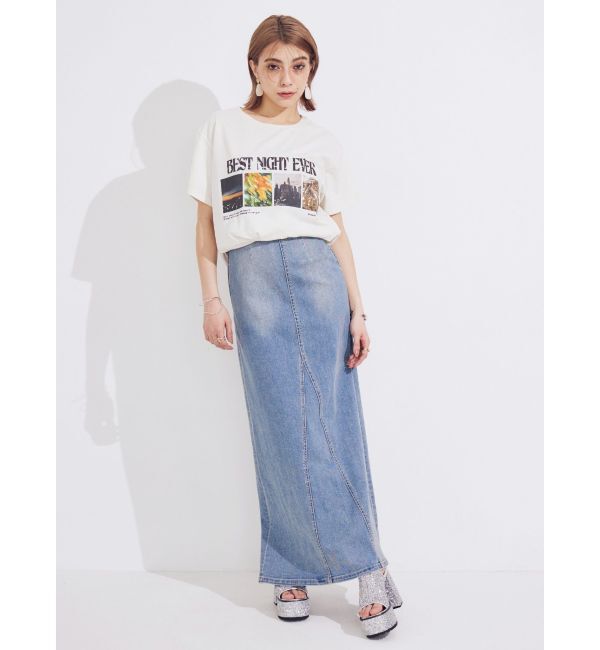 EVRIS「フロントフォトBIG Tシャツ」|Tシャツ・カットソー|