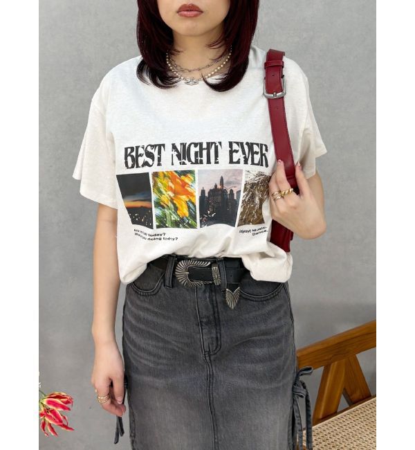 EVRIS「フロントフォトBIG Tシャツ」|Tシャツ・カットソー|