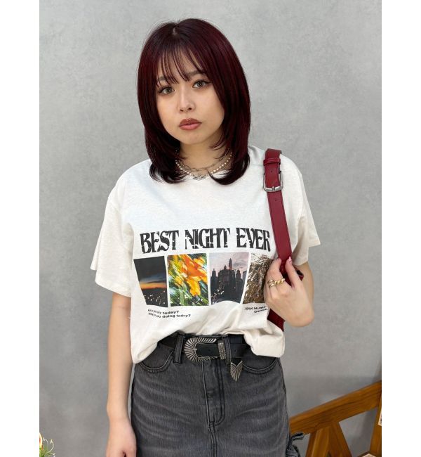 EVRIS「フロントフォトBIG Tシャツ」|Tシャツ・カットソー|